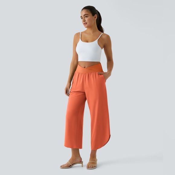 Halara Breezeful™ High Waisted Crossover Quick Dry Resort Pants with Pockets - Picture 5 of 5